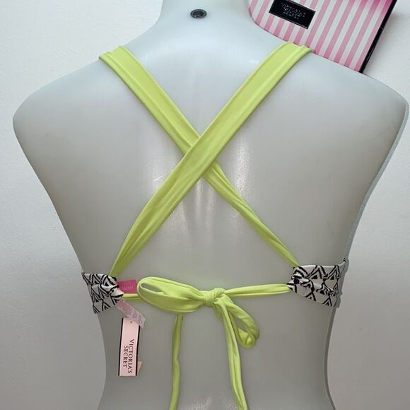 🔥🏖VICTORIA SECRET  swimsuit 34C The Fabulous/push-up/bottom Small itsy  New#7 - Picture 4 of 9